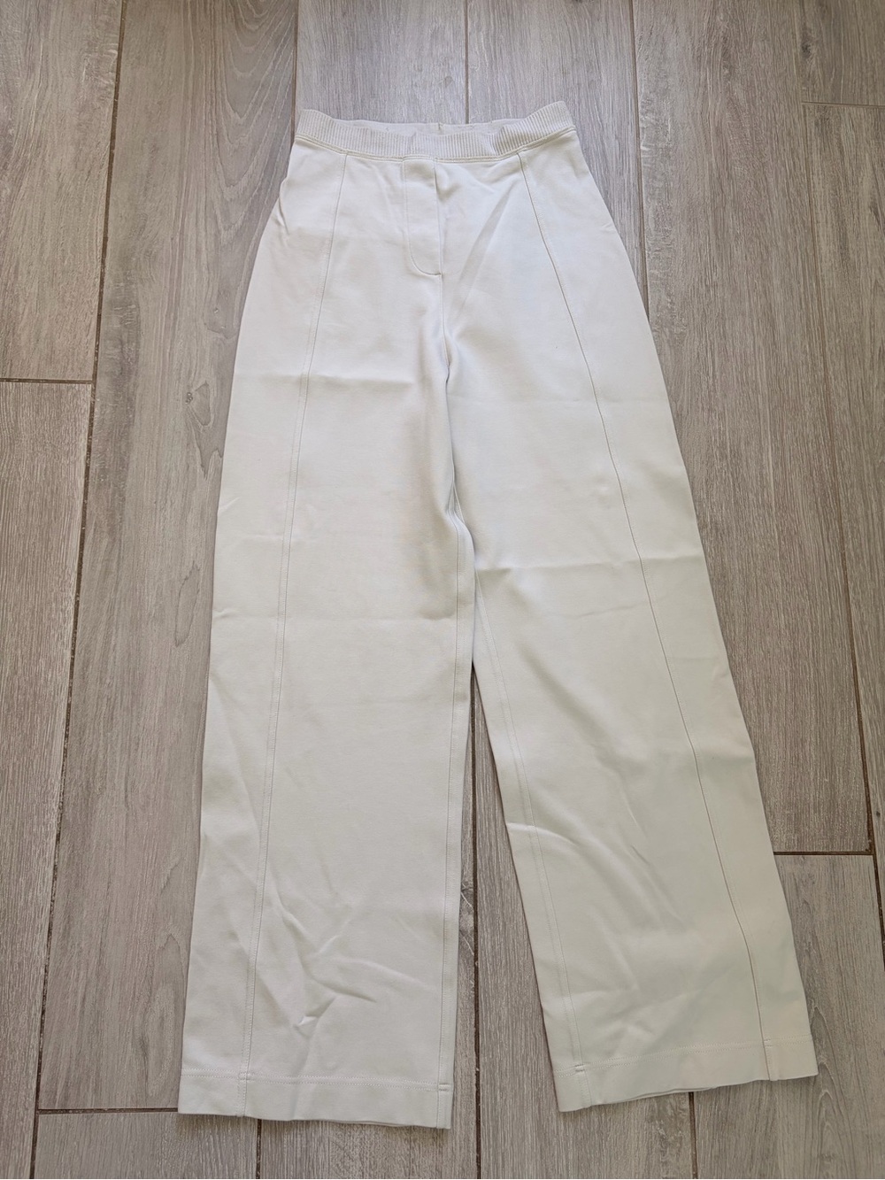 lululemon athletica Wide-Leg High-Rise Pants in White